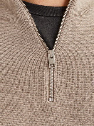Bestseller / Herren-Strick / JJMILANO STITCH KNIT HALF ZIP SN