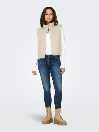 Bestseller / Damen-Jacke / ONLSANDRA TEDDY WAISTCOAT LIFE OTW