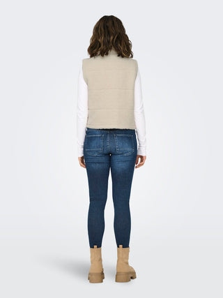 Bestseller / Damen-Jacke / ONLSANDRA TEDDY WAISTCOAT LIFE OTW