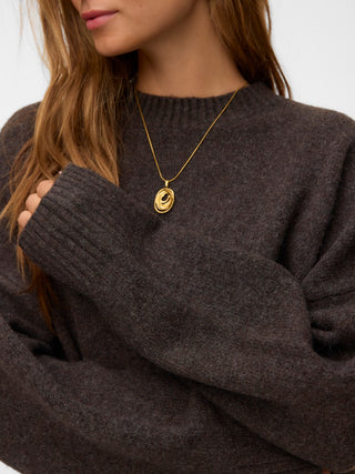 Bestseller / Damen-Strick / VMBOOM LS O-NECK PULLOVER GA NOOS