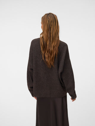 Bestseller / Damen-Strick / VMBOOM LS O-NECK PULLOVER GA NOOS