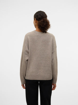 Bestseller / Damen-Strick / VMBOOM LS O-NECK PULLOVER GA NOOS