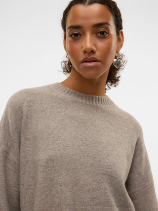 Bestseller / Damen-Strick / VMBOOM LS O-NECK PULLOVER GA NOOS