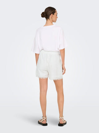 Only / Damen-Short / ONLHELENA STRING LACE SHORTS WVN