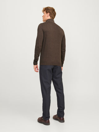 Bestseller / Herren-Strick / JJEEMIL KNIT HALF ZIP NOOS