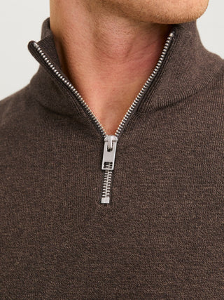 Bestseller / Herren-Strick / JJEEMIL KNIT HALF ZIP NOOS