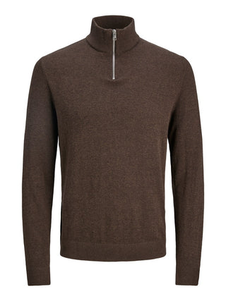 Bestseller / Herren-Strick / JJEEMIL KNIT HALF ZIP NOOS
