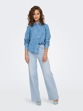 276598 Light Blue Bleached Denim;6