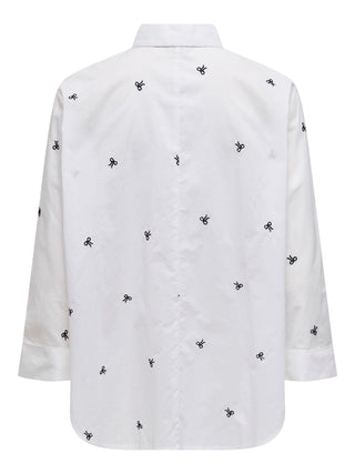 190858015 Bright White/BLACK BOW;24