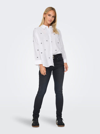 190858015 Bright White/BLACK BOW;26