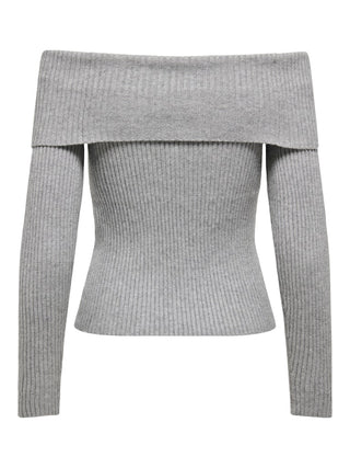 Only / Damen-Strick / ONLKATIA LIFE LS OFF SHOULDER KNT N