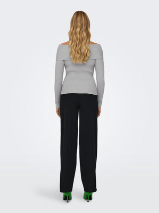 Only / Damen-Strick / ONLKATIA LIFE LS OFF SHOULDER KNT N