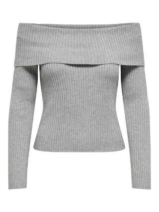 Only / Damen-Strick / ONLKATIA LIFE LS OFF SHOULDER KNT N