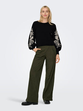 Bestseller / Damen-Shirt / ONLMAGNOLIA LS DETAIL PULLOVER KNT