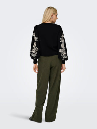 Bestseller / Damen-Shirt / ONLMAGNOLIA LS DETAIL PULLOVER KNT