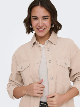 Bestseller / Damen-Bluse / ONLTIGGY L/S CORD SHACKET PNT NOOS