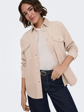 Bestseller / Damen-Bluse / ONLTIGGY L/S CORD SHACKET PNT NOOS