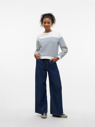 Bestseller / Damen-Sweat / VMFERNANDA LS SWEAT BOX JRS GA