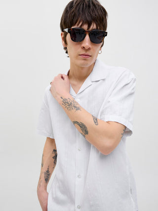 Jack+Jones Premium / Damen-Bluse / JPRCCMONTANA DOBBY RESORT S/S SHIRT