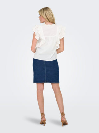 Bestseller / Damen-Bluse / ONLSUNNY LIFE CAPSL FRILL TOP NOOS