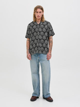 Jack+Jones / Damen-Bluse / JORHYDRA NOTO SHIRT SS LN