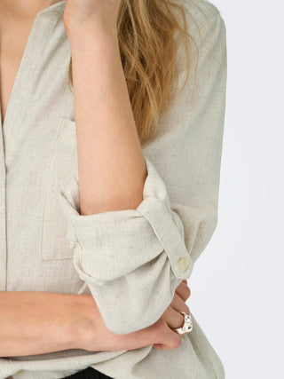 Bestseller / Damen-Bluse / ONLYASMIN-SIESTA LS LI BL SHIRT PNT