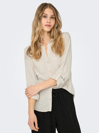 Bestseller / Damen-Bluse / ONLYASMIN-SIESTA LS LI BL SHIRT PNT