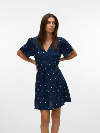 Bestseller / Damen-Kleid / VMALBA SS SHORT DRESS WVN NOOS