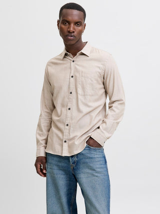 Bestseller / Herren-Hemd / JJECLASSIC MELANGE SHIRT L/S NOOS