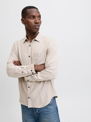 Bestseller / Herren-Hemd / JJECLASSIC MELANGE SHIRT L/S NOOS