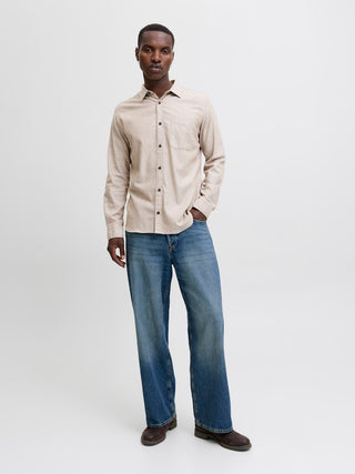 Bestseller / Herren-Hemd / JJECLASSIC MELANGE SHIRT L/S NOOS