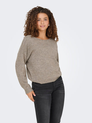Bestseller / Damen-Strick / ONLADELE LS LACE MIX O-NECK CC KNT