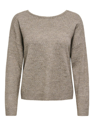Bestseller / Damen-Strick / ONLADELE LS LACE MIX O-NECK CC KNT