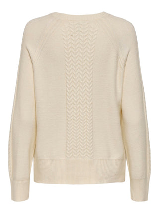 Bestseller / Damen-Strick / ONLKATIA LS CABEL LS O-NECK CC KNT