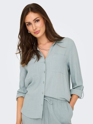 Bestseller / Damen-Bluse / ONLYASMIN-SIESTA LS LI BL SHIRT PNT