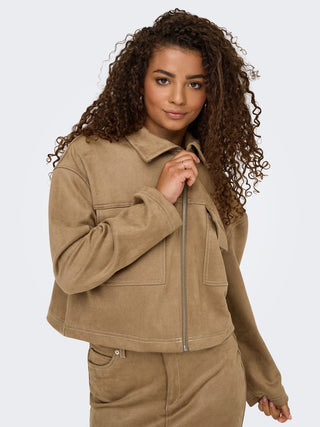 Bestseller / Damen-Jacke / ONLSTINA FAUX SUEDE JACKET PNT