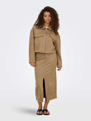 Bestseller / Damen-Jacke / ONLSTINA FAUX SUEDE JACKET PNT