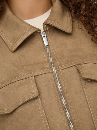 Bestseller / Damen-Jacke / ONLSTINA FAUX SUEDE JACKET PNT
