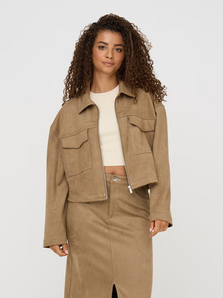 Bestseller / Damen-Jacke / ONLSTINA FAUX SUEDE JACKET PNT