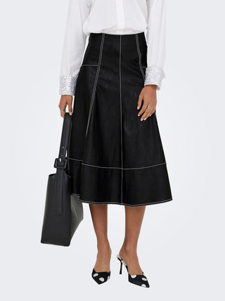 Bestseller / Damen-Rock / ONLJOSIE FAUX LEATHER SKIRT CC OTW