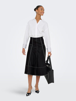 Bestseller / Damen-Rock / ONLJOSIE FAUX LEATHER SKIRT CC OTW