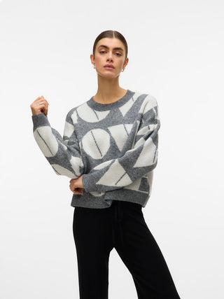 178995001 Medium Grey Melange/W. BI;2