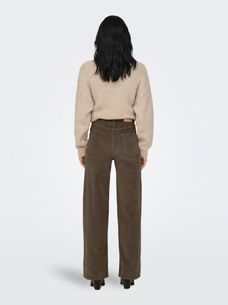 Only / Damen-Hose / ONLHOPE GLOBAL EX HW WIDE CORD PNT