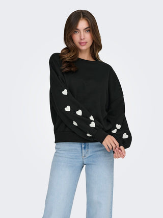 Bestseller / Damen-Sweat / ONLMACY L/S O-NECK BOX CC SWT NOOS
