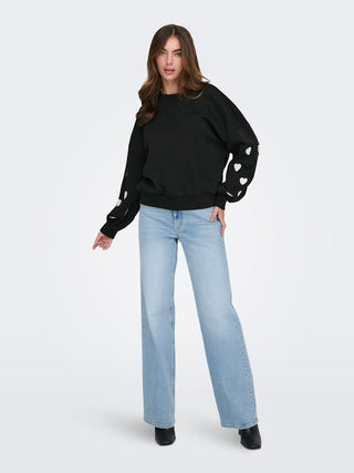 Bestseller / Damen-Sweat / ONLMACY L/S O-NECK BOX CC SWT NOOS