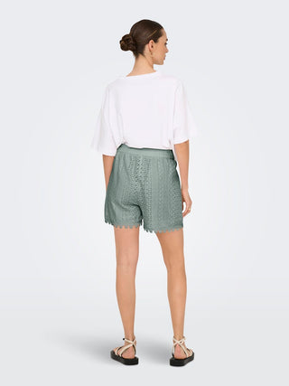 Only / Damen-Short / ONLHELENA STRING LACE SHORTS WVN