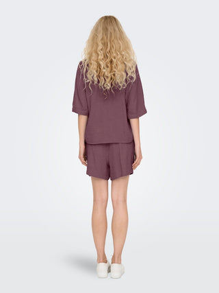 Bestseller / Damen-Bluse / ONLTHYRA SS SHIRT NOOS WVN