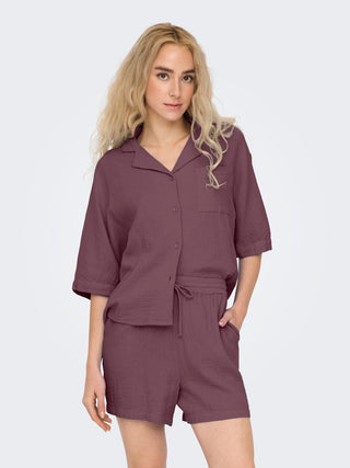 Bestseller / Damen-Bluse / ONLTHYRA SS SHIRT NOOS WVN