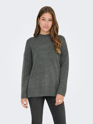 Bestseller / Damen-Strick / ONLHAZEL LS HIGHNECK OVERS PULL KNT