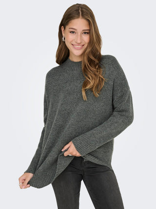 Bestseller / Damen-Strick / ONLHAZEL LS HIGHNECK OVERS PULL KNT